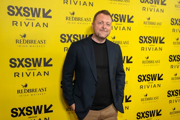 Le cinéaste irlandais Damian McCarthy lors de la première de Hokum au SXSW en mars.