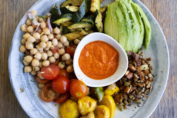 Le bol de nourriture de Centennial Homestead. 