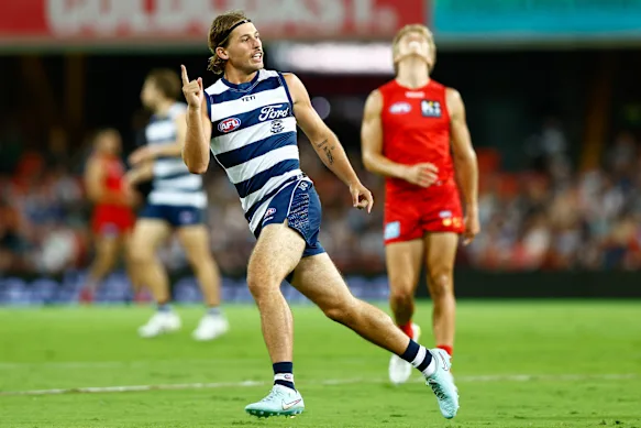Jhye Clark n'a pas encore consolidé sa place dans l'équipe senior de Geelong.