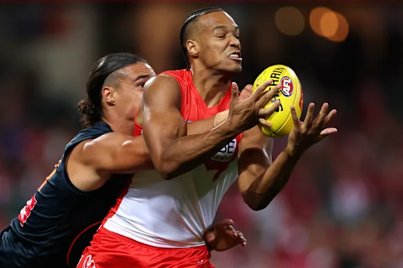 Joel Amartey a frappé le tableau d'affichage des Swans.