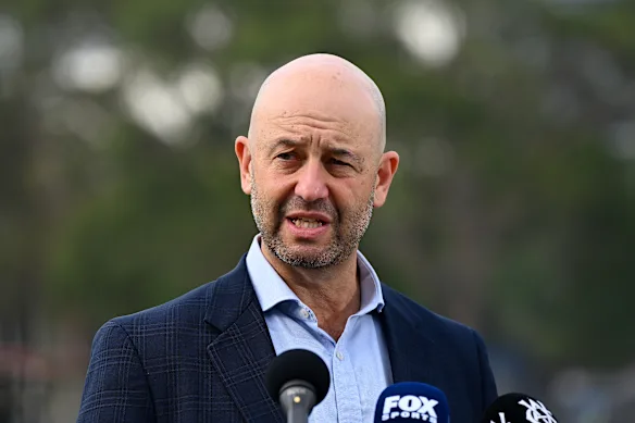 Grande décision : Todd Greenberg, PDG de Cricket Australia.