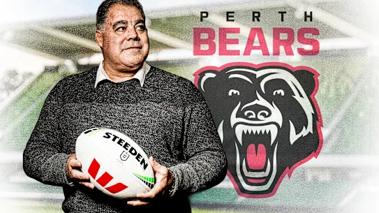 Mal Meninga espère se lancer dans la course avec les Bears de Perth sur leur terrain du HBF Park.