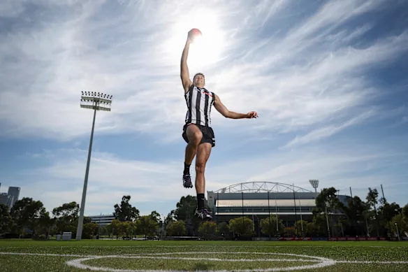Le saut d'Oscar Steene a fait rugir les fans de Collingwood en 2026