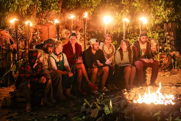 Le dernier conseil tribal de Simon, où il a été aveuglé par Brooke Jowett. 
