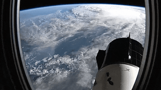 Timelapse depuis l’espace de l’ouragan Milton.