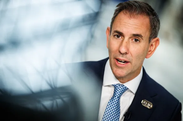 Le trésorier Jim Chalmers à Washington la semaine dernière.