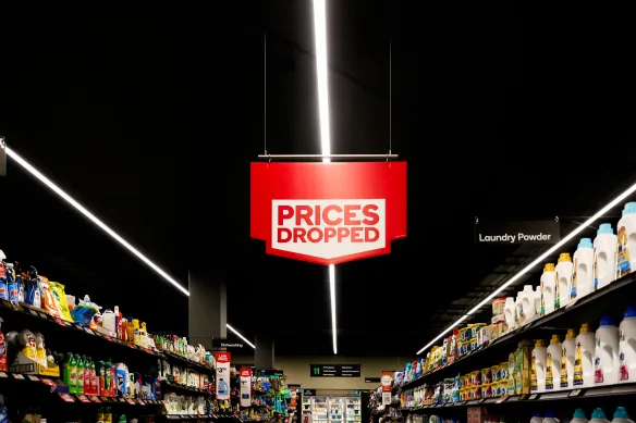 Les acheteurs australiens ne voient plus beaucoup de « prix baissés » en magasin après que Woolworths a retiré la campagne l'année dernière.