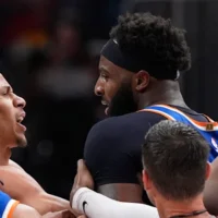 La star australienne du basket-ball Dyson Daniels expulsée après une violente bagarre lors de la défaite éclatante des Atlanta Hawks contre les New York Knicks