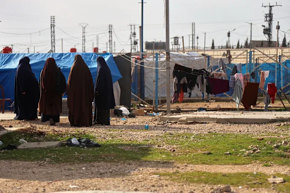 Le camp d'al-Roj, dans l'est de la Syrie.