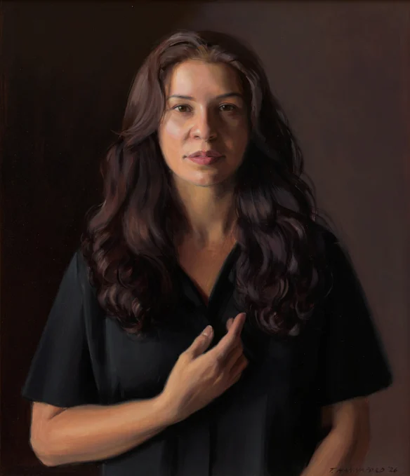 Portrait de Loribelle Spirovski de Tsering Hannaford (d'après Dürer).