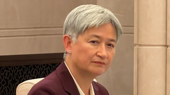 La ministre des Affaires étrangères Penny Wong au Grand Palais du Peuple à Pékin 