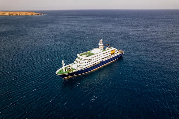 Le M/V Hondius voyageait d'Ushuaia en Argentine vers le Cap-Vert, au large des côtes de l'Afrique de l'Ouest.