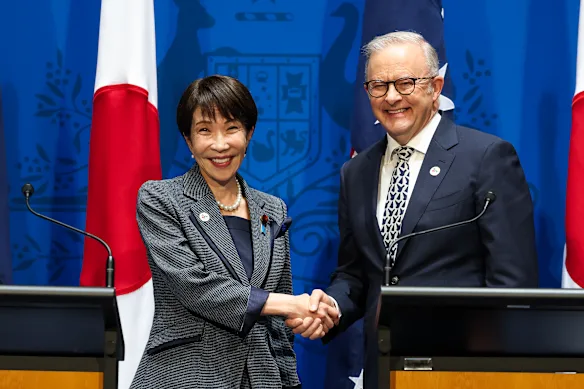 Le Premier ministre Anthony Albanese et son homologue japonais Sanae Takaichi ont déclaré que les relations entre le Japon et l'Australie n'avaient jamais été aussi solides.