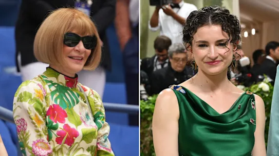 Anna Wintour à l'US Open et sa nomination présumée à la tête du contenu éditorial du Vogue américain Chloe Malle, présente au Met Gala.