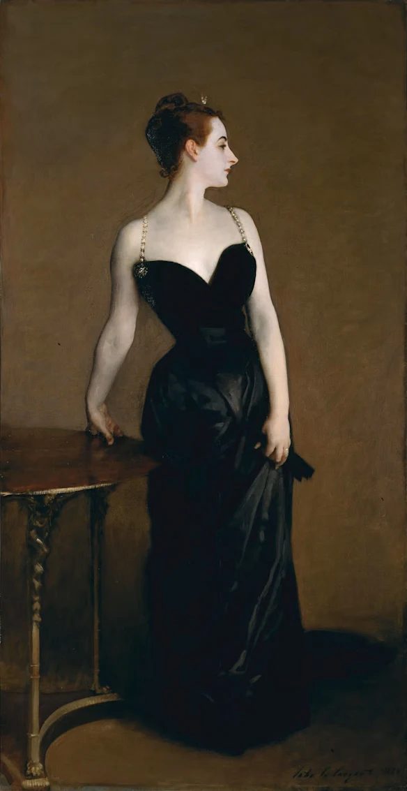 Portrait de Madame X de John Singer Sargent.