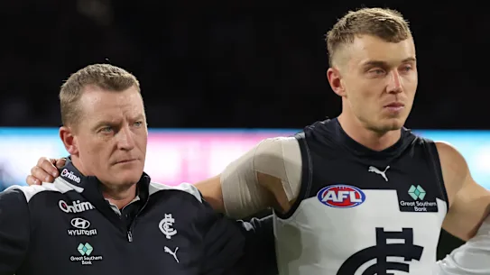 Michael Voss et Patrick Cripps.