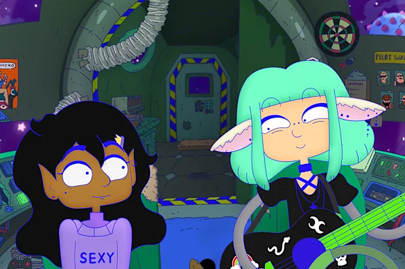 Princesse de l'espace lesbienne.
