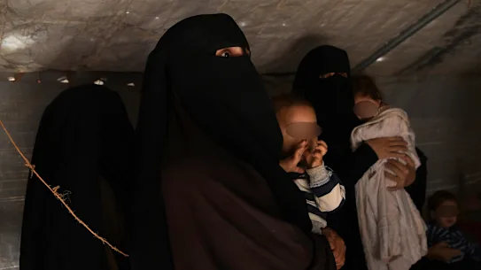 Zahra Ahmed, membre de la cohorte, et son fils Ibrahim en 2019. 