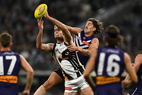Le ruckman de Fremantle, Luke Jackson, a remporté le match.