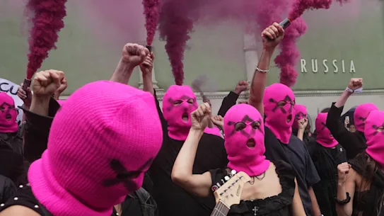 La manifestation à Venise mercredi.