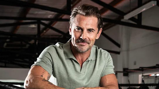 Daniel MacPherson chez Ace Martial Arts à Banksia, où il s'est entraîné pour Beast.