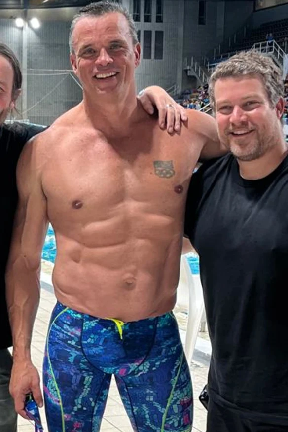 Scott Miller aux championnats nationaux Masters Swimming Australia à Brisbane.