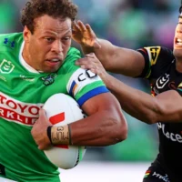 Penrith Panthers contre Canberra Raiders correspondent à la publicité parfaite pour le nouveau look de la LNR