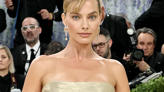 Margot Robbie au Met Gala.