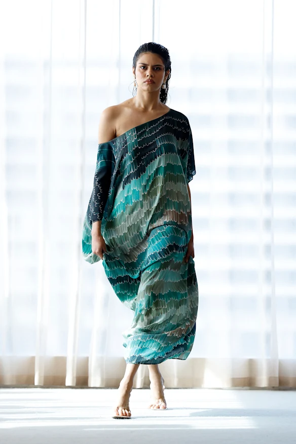 Van Scherer lors du premier jour de la Fashion Week australienne au MCA.