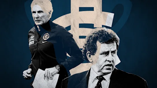 Les anciens entraîneurs de Carlton Mick Malthouse et Denis Pagan.
