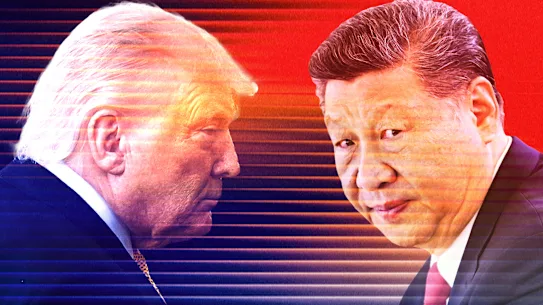 La Chine et Xi Jinping (à droite) abordent la réunion dans une position bien plus forte que Donald Trump, selon un expert.