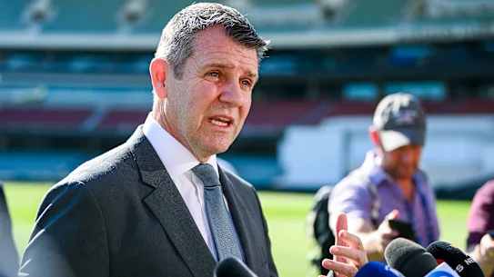 L'ancien premier ministre de Nouvelle-Galles du Sud, Mike Baird.