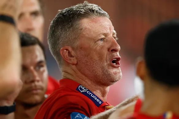 Damien Hardwick, entraîneur des Gold Coast Suns.