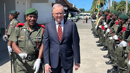 Le Premier ministre Anthony Albanese s'est rendu à Vanuatu l'année dernière mais est reparti sans signer un pacte de sécurité de 10 ans.