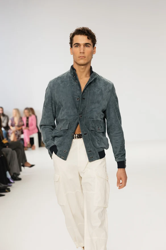 La veste : Christian Kimber à la Fashion Week australienne.