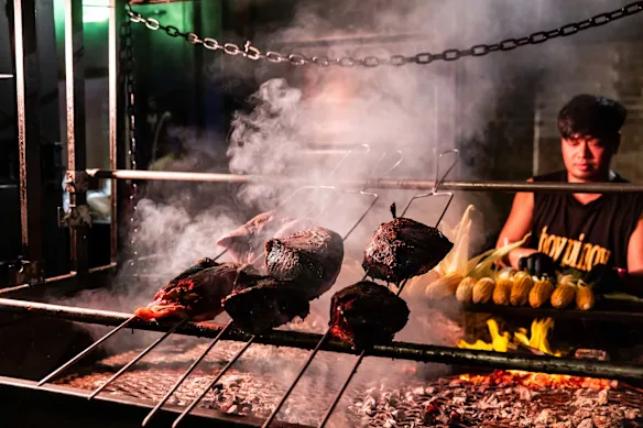 Cuisine à feu vif.