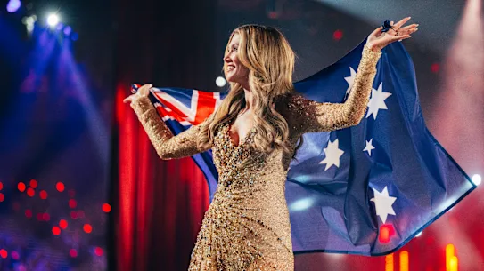Delta Goodrem n’a peut-être pas remporté l’Eurovision, mais elle a quand même fait la fierté de l’Australie.