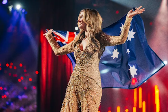 Delta Goodrem n’a peut-être pas remporté l’Eurovision, mais elle a quand même fait la fierté de l’Australie.