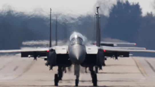 Un avion de combat F-35.