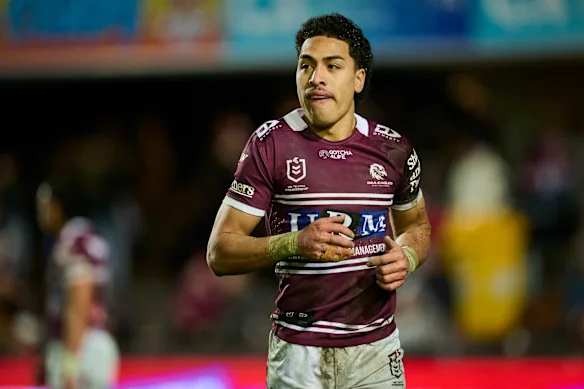 Lehi Hopoate a été un buteur d’essais prolifique pour Manly cette année.