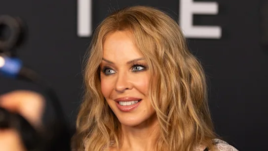 Kylie Minogue lors du lancement de sa série Netflix à Londres.