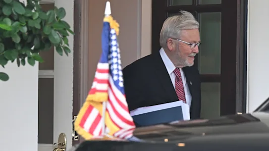 Kevin Rudd a démissionné de son poste d'ambassadeur après trois ans.