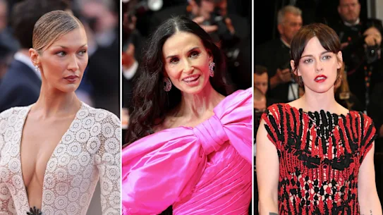 Bella Hadid, Demi Moore et Kristen Stewart au Festival de Cannes 2026.