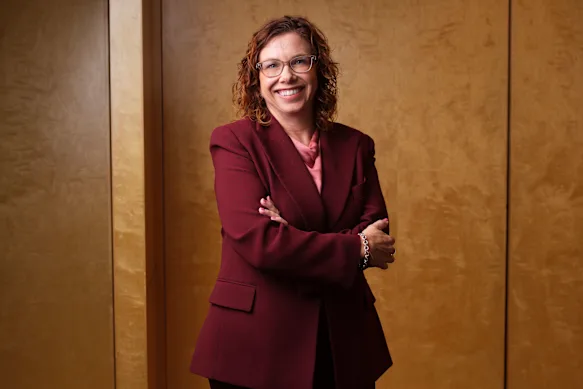 La ministre de l'Emploi et des Relations sur le lieu de travail, Amanda Rishworth.