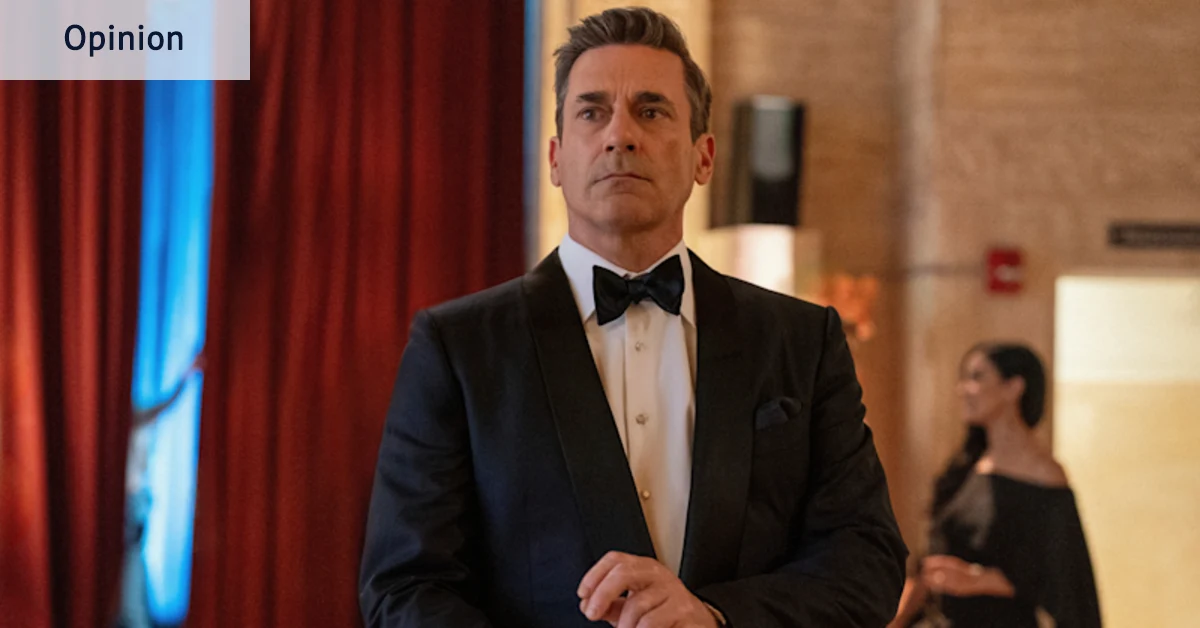Jon Hamm va très bien, mais où ai-je vu cette femme derrière lui ?