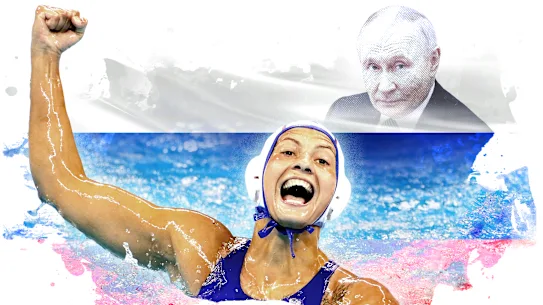 Capitaine de l'équipe féminine russe de water-polo. 