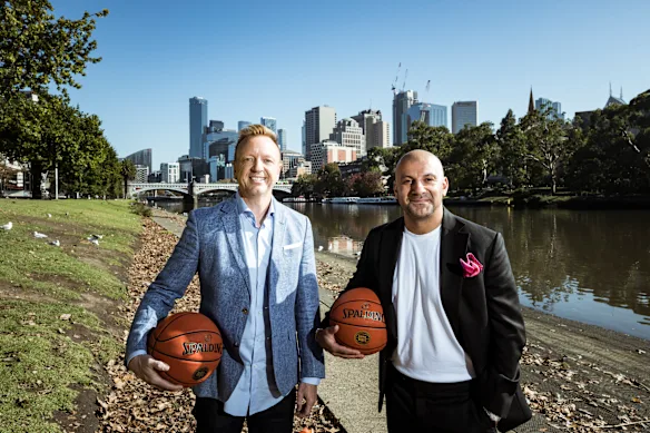 Notre ville : les propriétaires de Melbourne United, Travis Knipe et Aaron Sansoni, ont de grands projets pour le club glamour de la NBL.