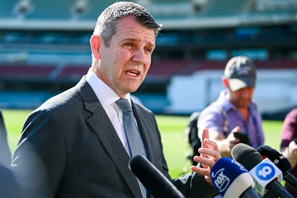 L'ancien premier ministre de Nouvelle-Galles du Sud, Mike Baird.