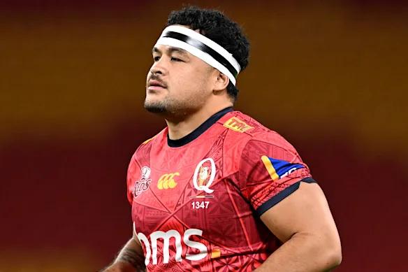 Hunter Paisami au Suncorp Stadium vendredi soir.