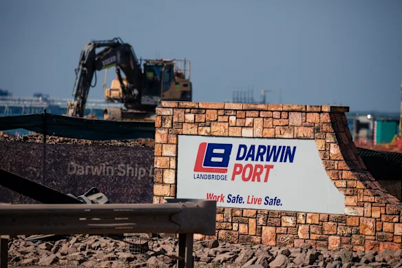 Le port de Darwin a été loué pendant près d'un siècle à la société chinoise Landbridge dans le cadre d'un accord controversé. 